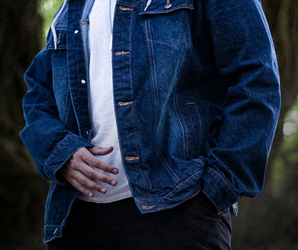 Premium Denim Jacket With Detachable Hoodie - Image 7