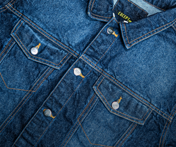 Premium Denim Jacket With Detachable Hoodie - Image 9